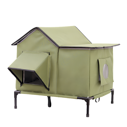 CozyHaven Heated Outdoor Cat House