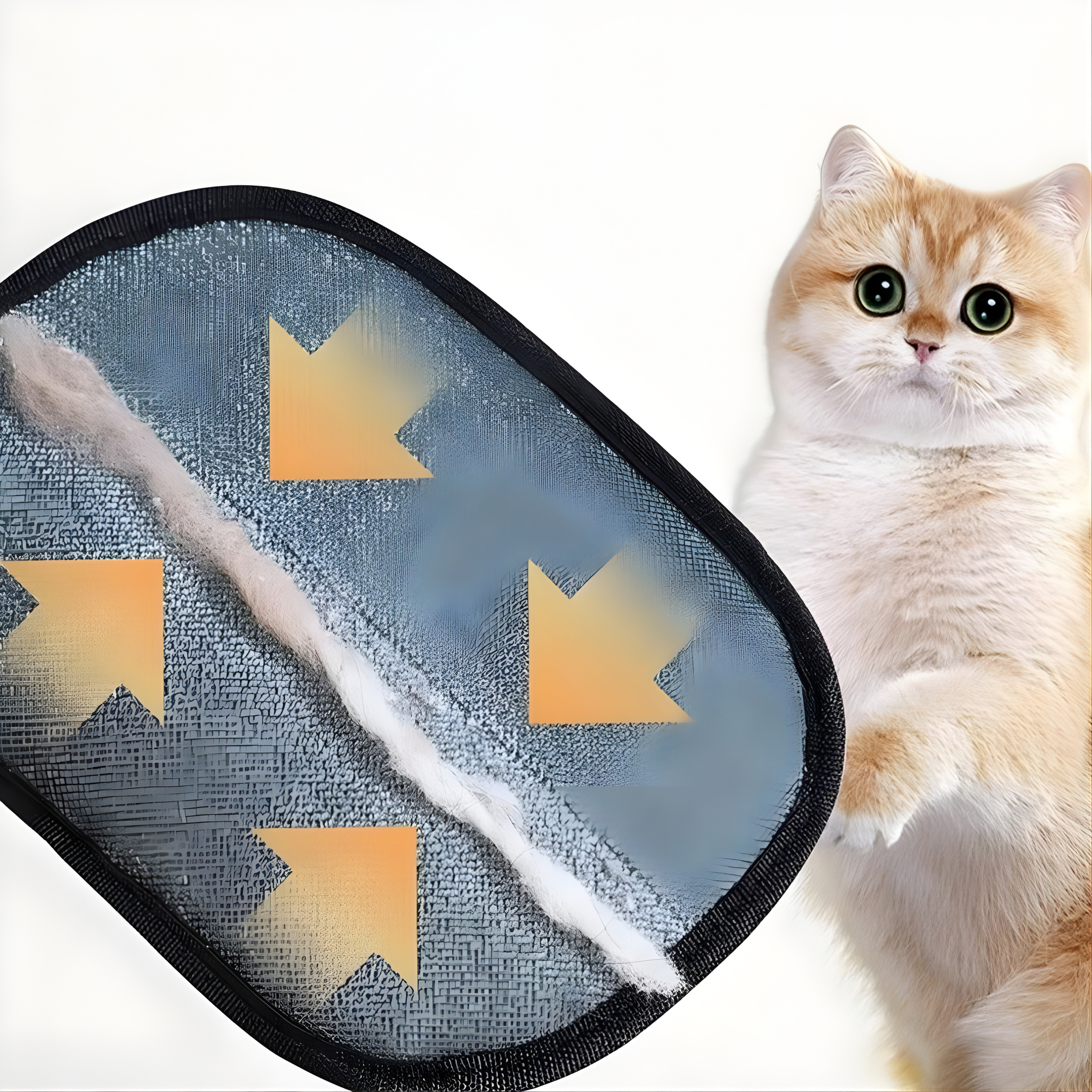 Pet Hair Removal Gloves – Electrostatic Reusable Fur Remover for Cats & Dogs