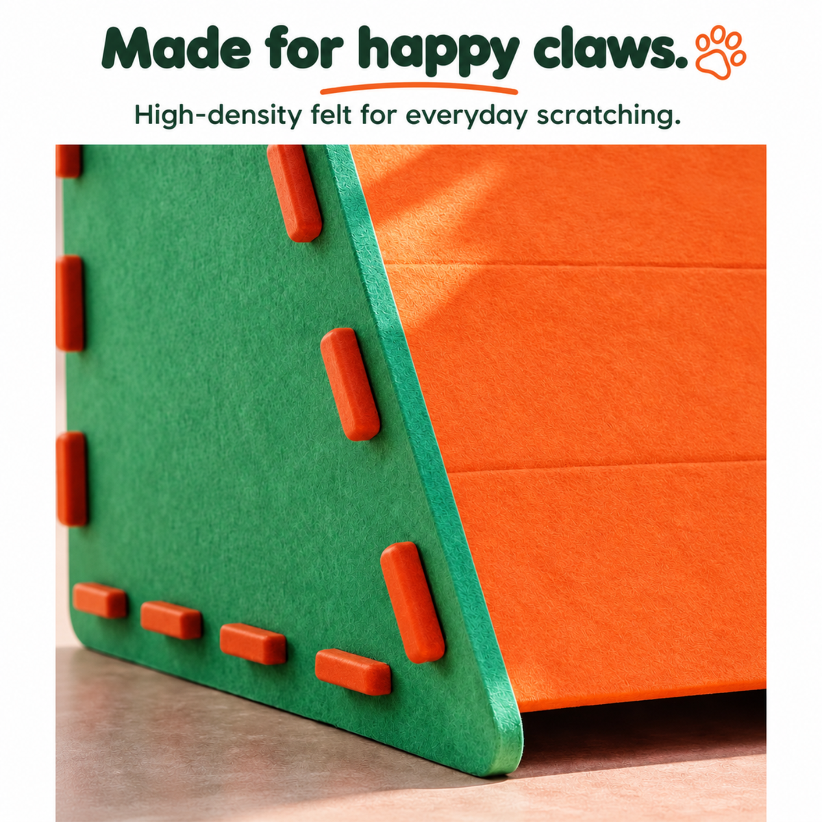 3-in-1 Cat Scratcher & Hideaway