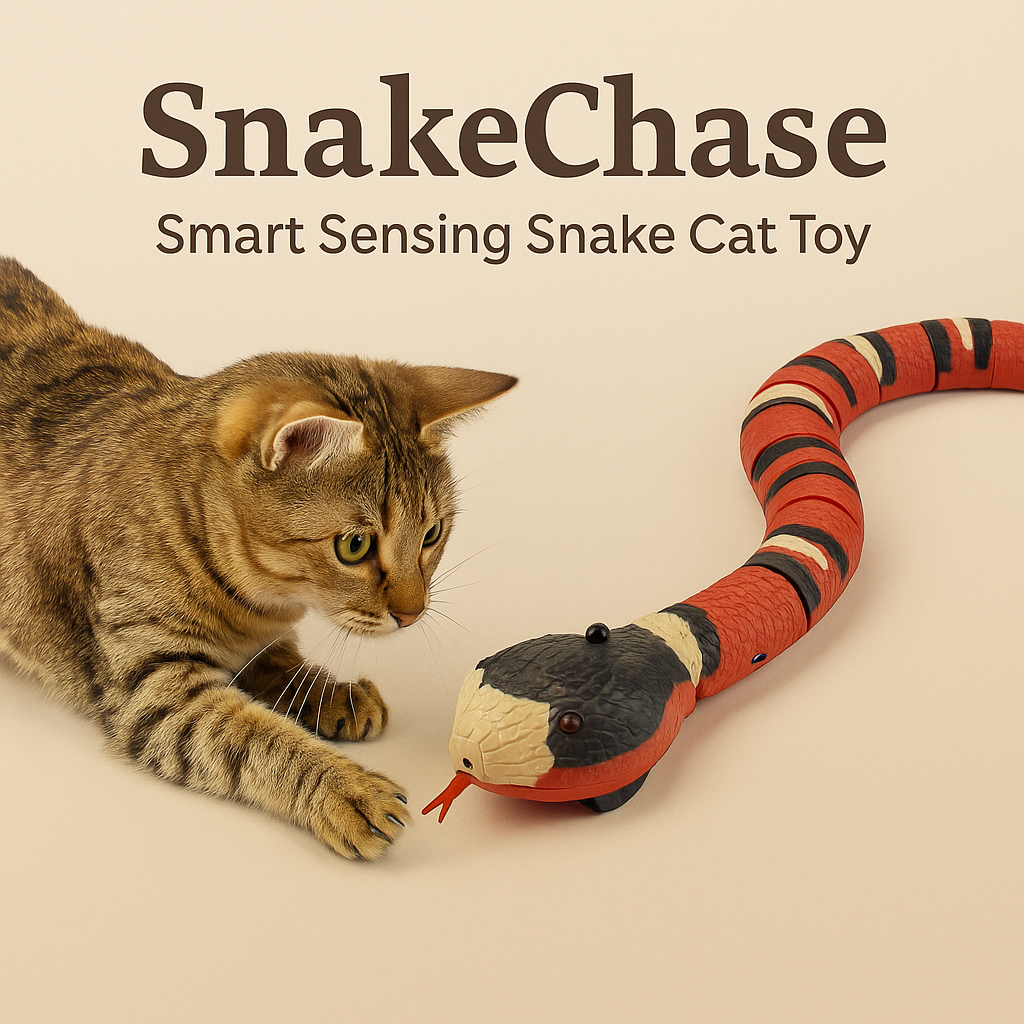 SnakeChase – Smart Sensing Snake Cat Toy