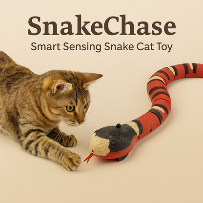 SnakeChase – Smart Sensing Snake Cat Toy