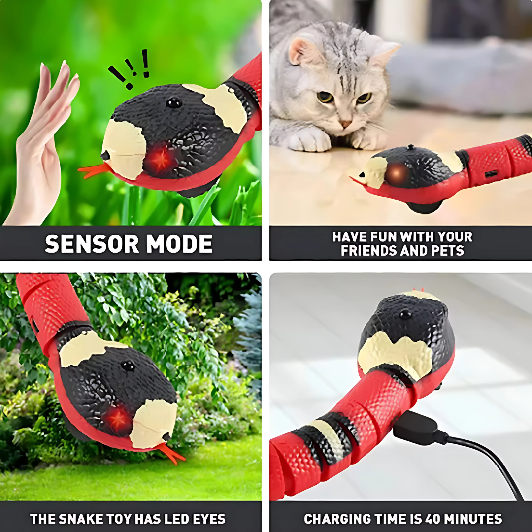 SnakeChase – Smart Sensing Snake Cat Toy