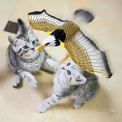 Interactive Flying Hanging Electric Bird Toy for Cats