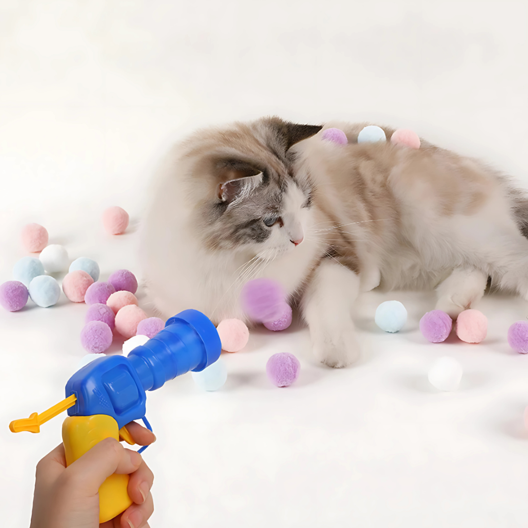 Plush Ball Cat Blaster