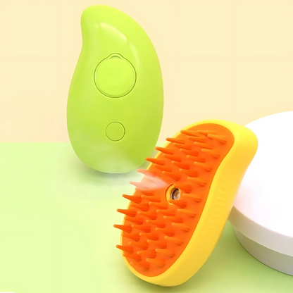 Cat Steamy Brush – Grooming & Massage Tool for Pets