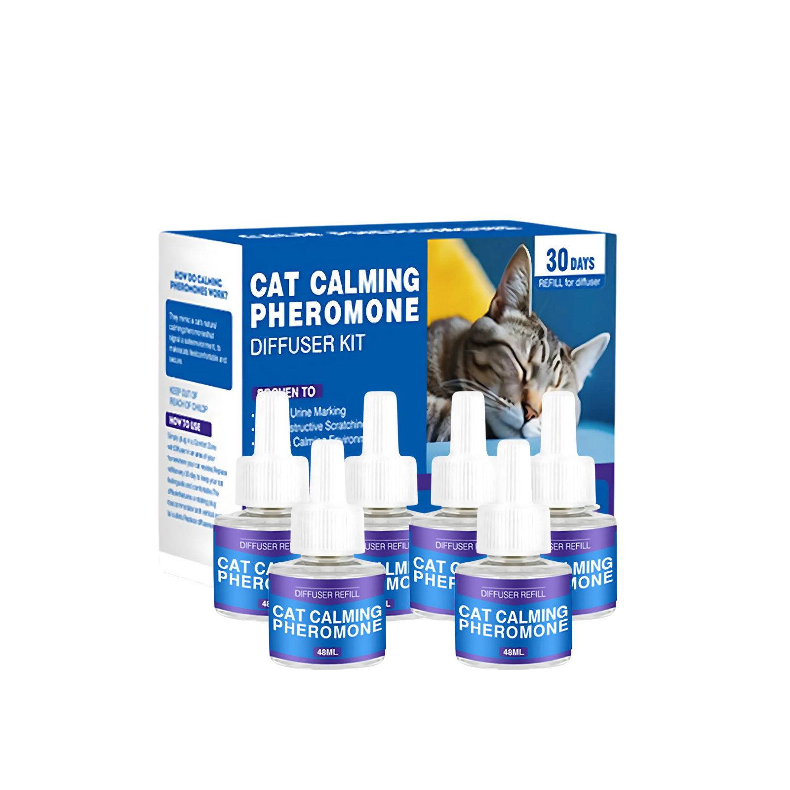 CalmlyPaws™ Cat 180 Days - 6 Refills